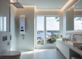 Sådan får du et energieffektivt badeværelse i Helsingør med en effektiv varmepumpe i Give