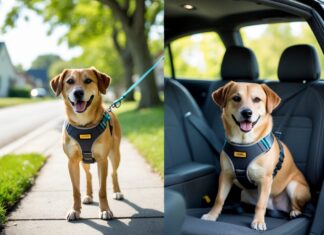 Sådan sikrer du din hunds sikkerhed på gåturen og i bilen