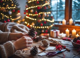 Sådan skaber du en hyggelig julestemning med hjemmelavet julepynt til indendørs brug
