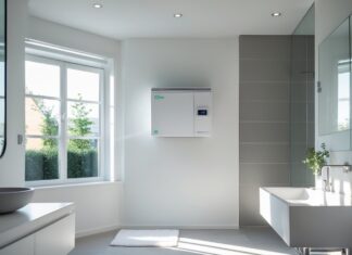 Spar energi i dit nye badeværelse med en effektiv varmepumpe i Skibby