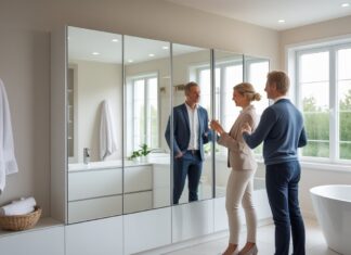 Sådan vælger du den perfekte reol med låger til dit spejlskab